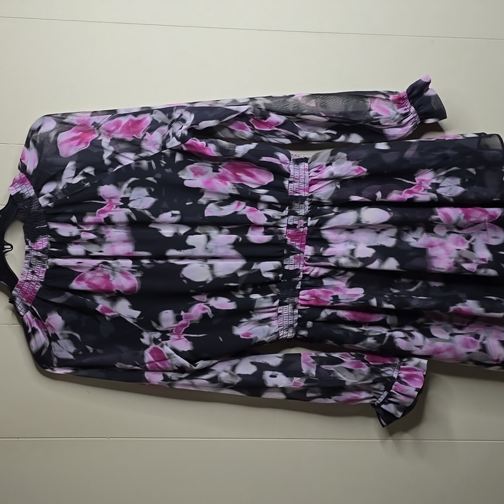 Steve Madden Starla Dress Black Multi Medium - Picture 10 of 12